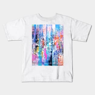 Vibrant Colorful Abstract artwork Kids T-Shirt